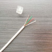 百兆2對4芯電話線網線高清視頻監控線雙絞線