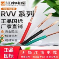 江南電線電纜RVV電纜家裝多股電源線護套線