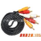 批發銷售 3RCA-3RCA線 蝴蝶AV六頭信號線 5m｜廣州市佑科計算機有限公司